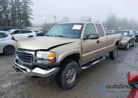 2004 GMC Sierra 2500Hd Sle z USA, uszkodzony, nr VIN 1GTHK29U74E208058